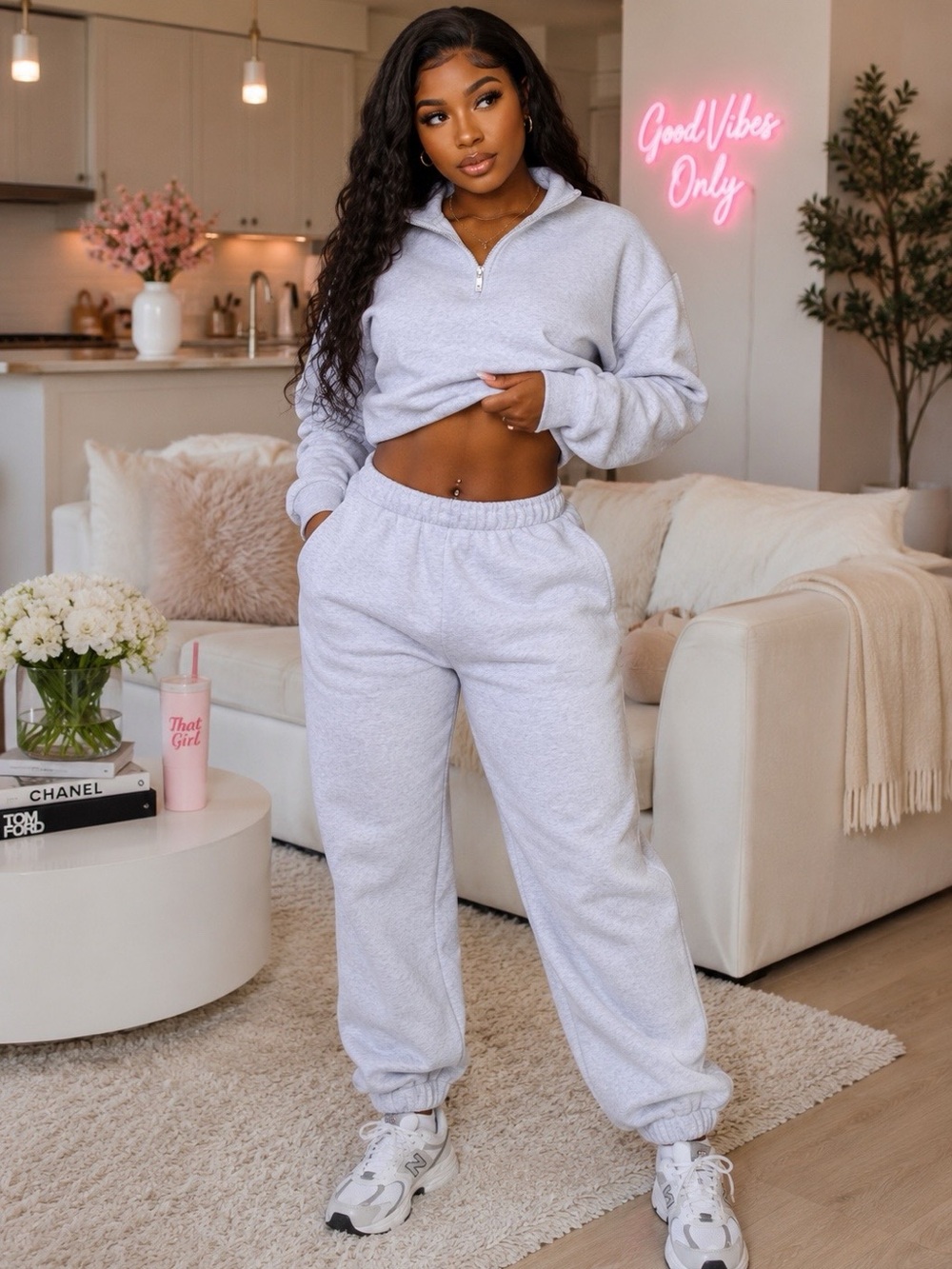 Baddie Plush Sweat Pants.
